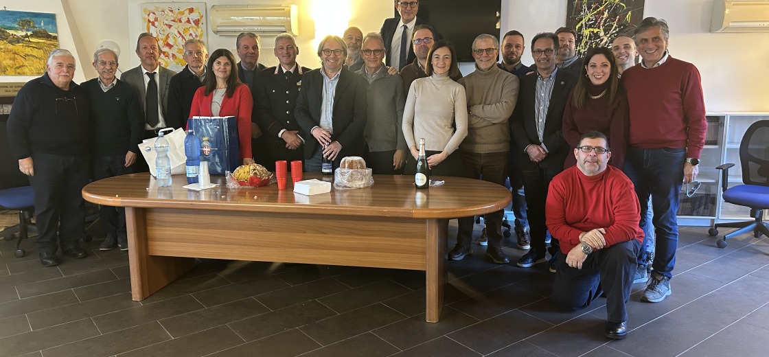 Scambio di auguri natalizi nella sede dell'Odg Sicilia