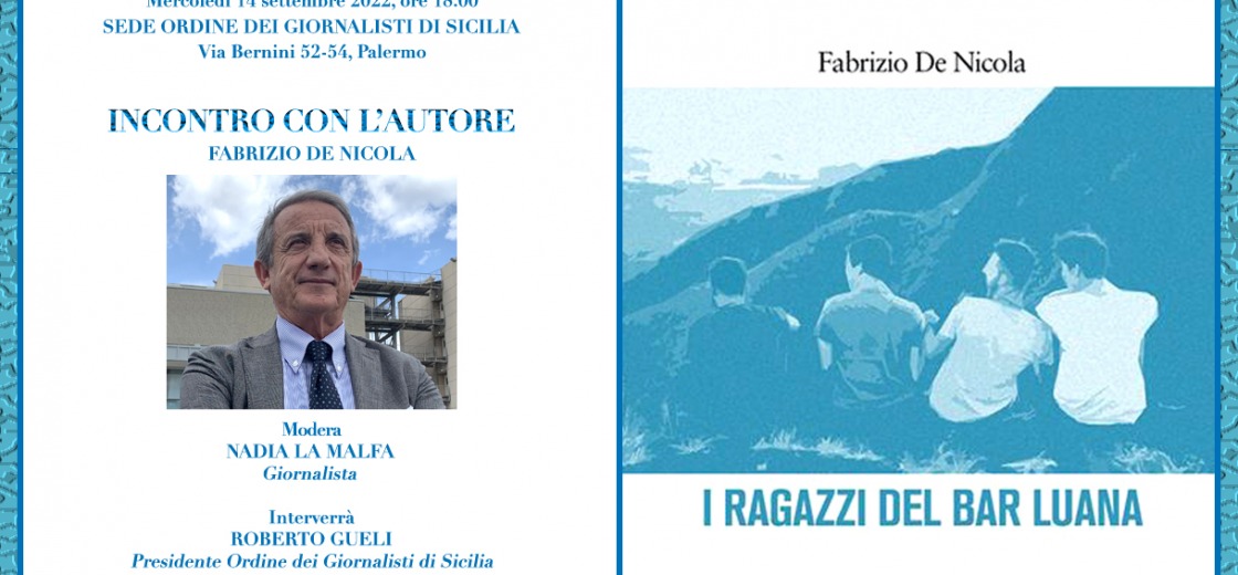 Palermo anni '70 nel libro di De Nicola, presentazione all'Ordine