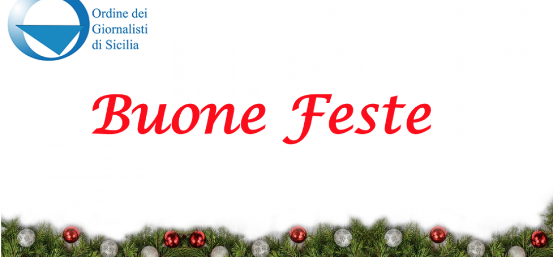 Gli auguri dell'Ordine ai giornalisti siciliani